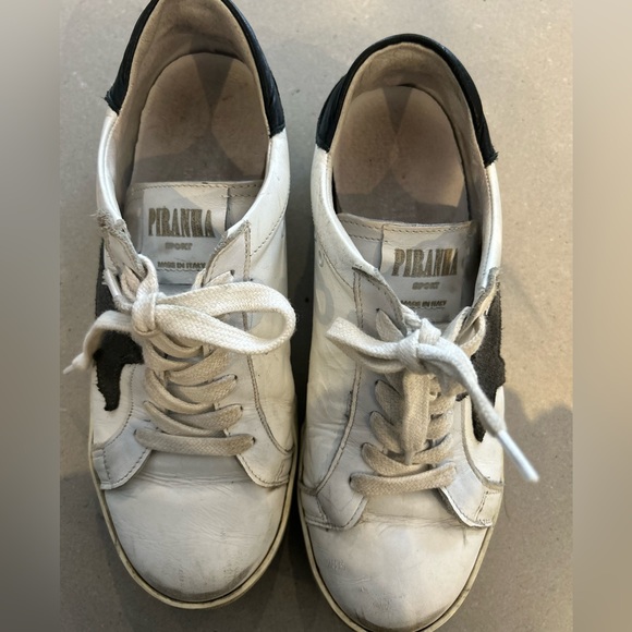 piranha sneakers with distressing and star detail - Picture 5 of 7